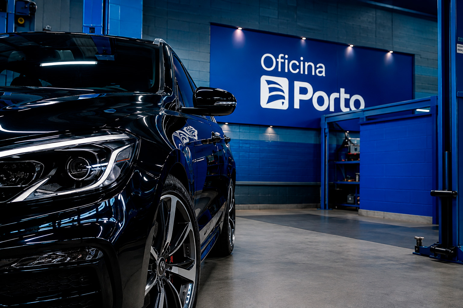 Carro em atendimento no Centro Automotivo Santo André, Oficina Porto na Vila Pires